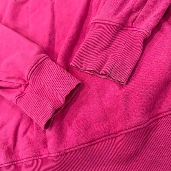 Vintage Victoria's Secret Love PINK Pullover Hoodie Dog Logo Pink Women's Medium - Picture 7 of 7